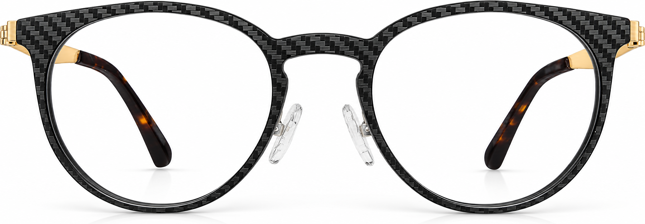 Black Round Glasses · Black · reference