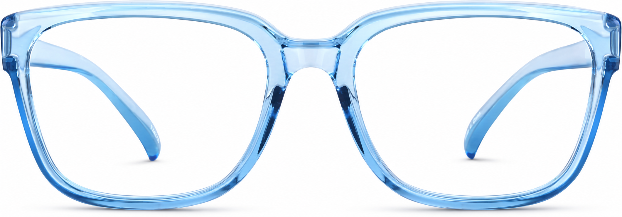 Blue Square Prescription Protective Glasses · Blue · reference