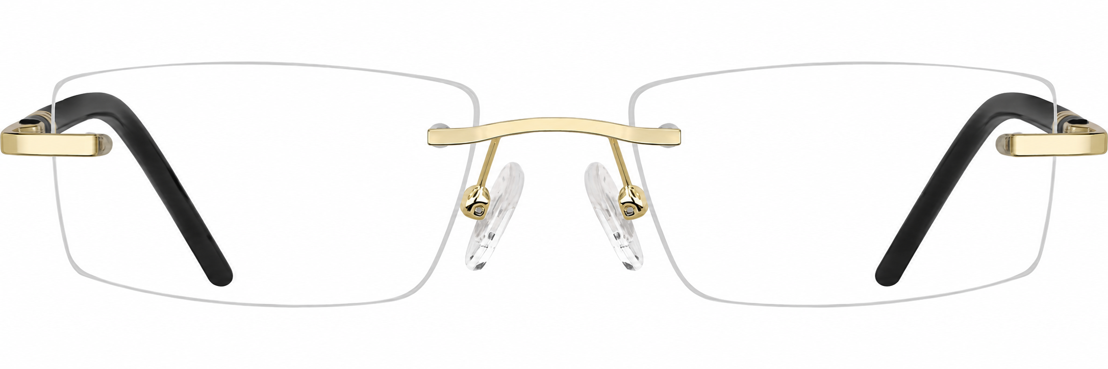 Gold Customizable Rimless Glasses · Gold · reference