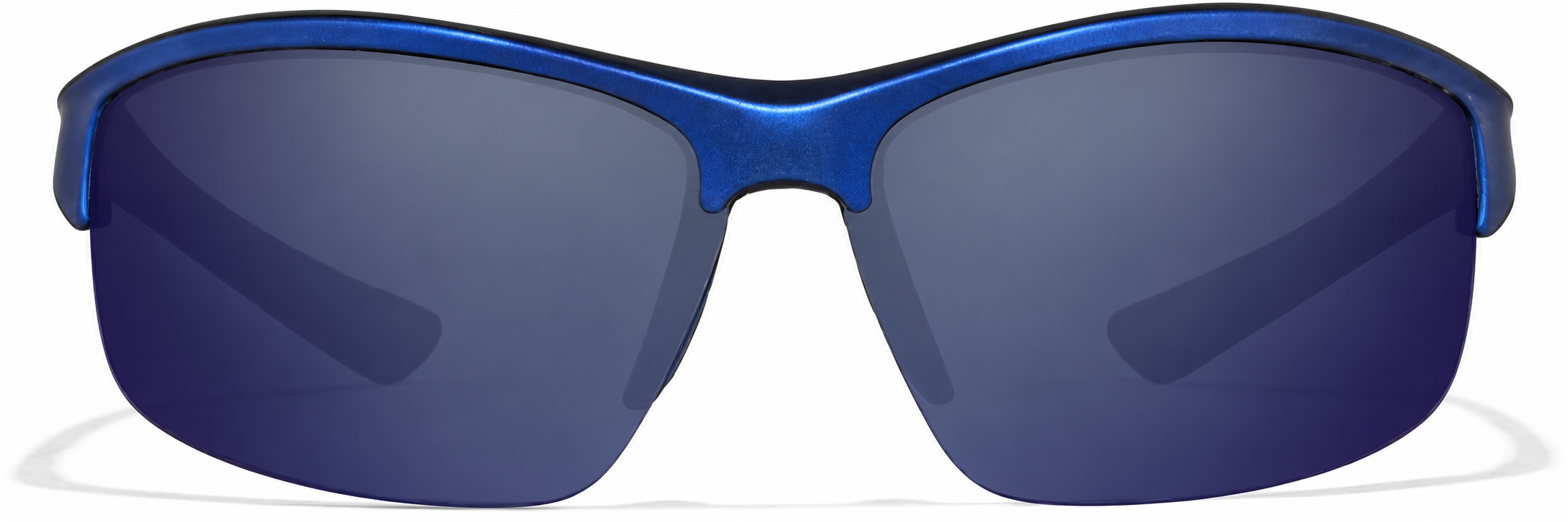 Blue Half-Rim Sunglasses · Blue · reference