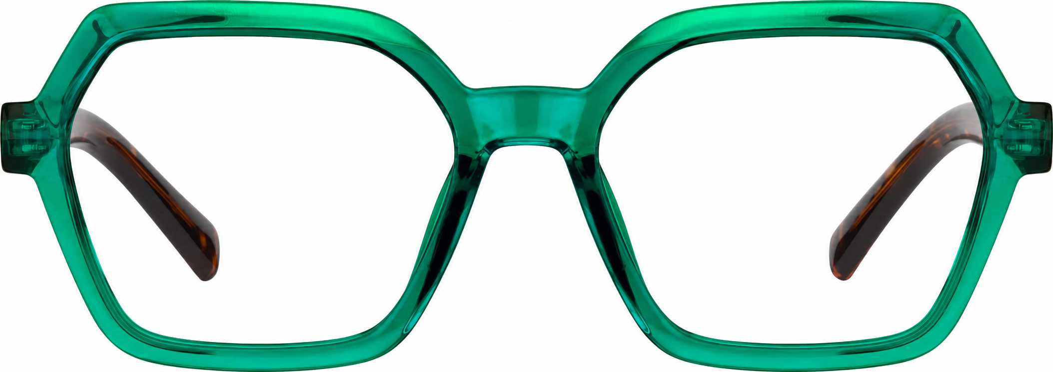 Green Geometric Glasses · Green · reference