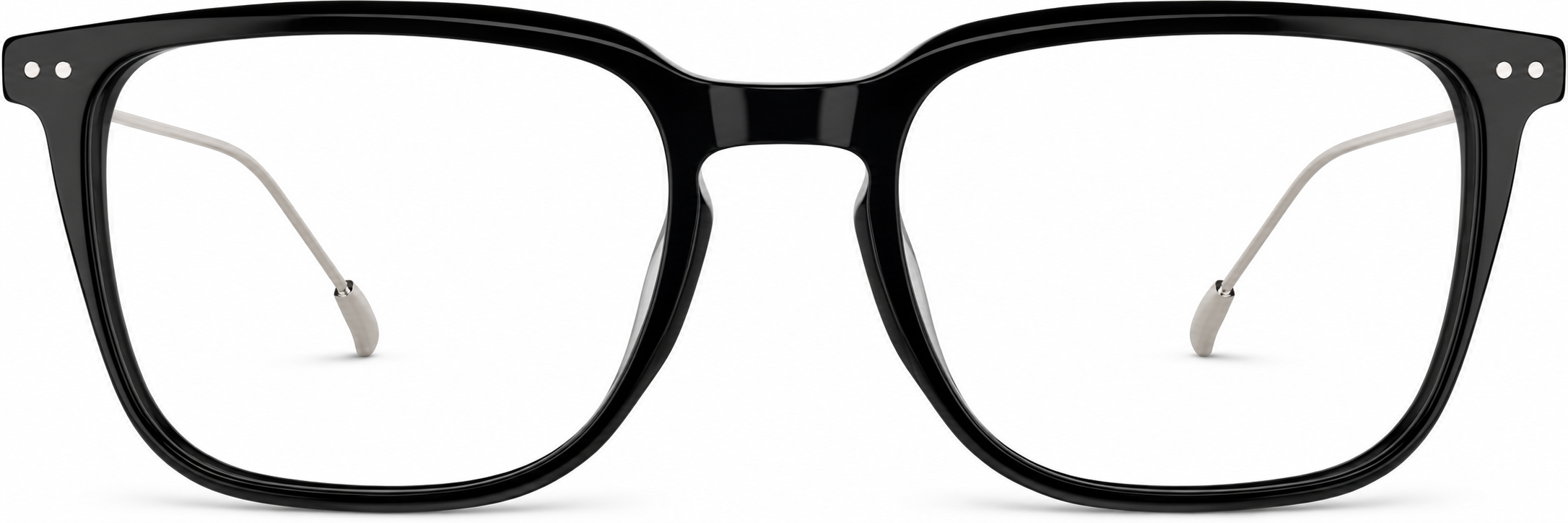 Black Square Glasses · Black · reference