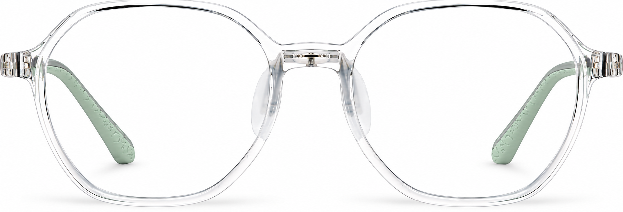 Clear Geometric Glasses · Clear · reference