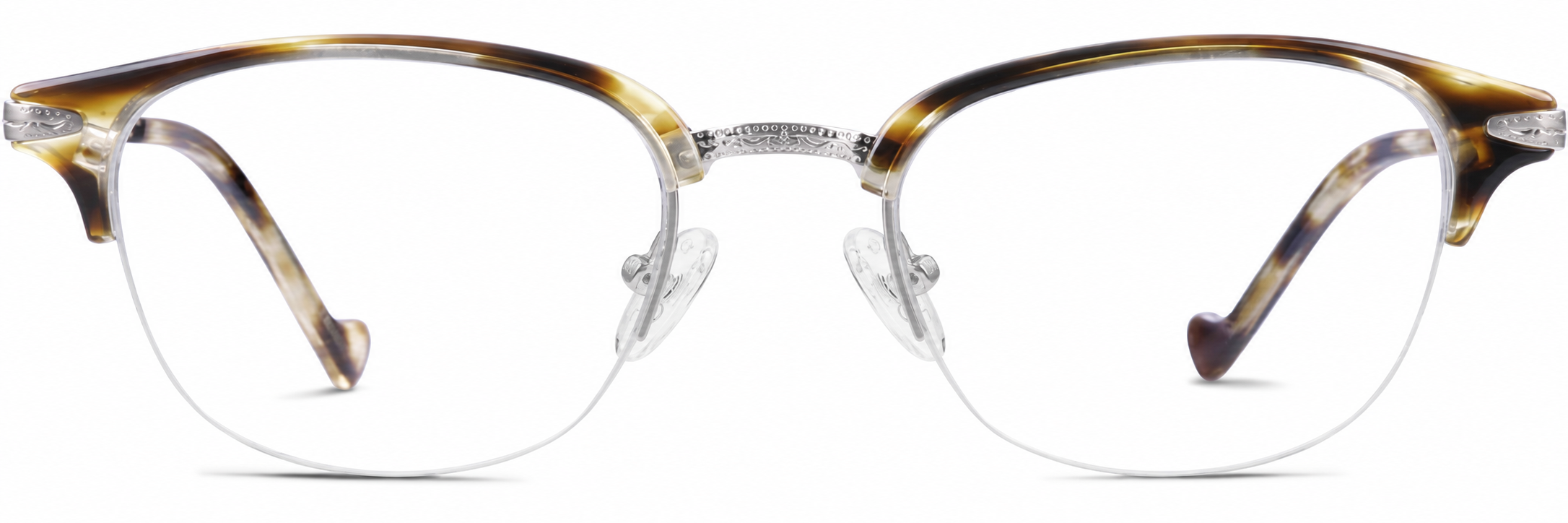 Brown Browline Glasses · Brown · reference