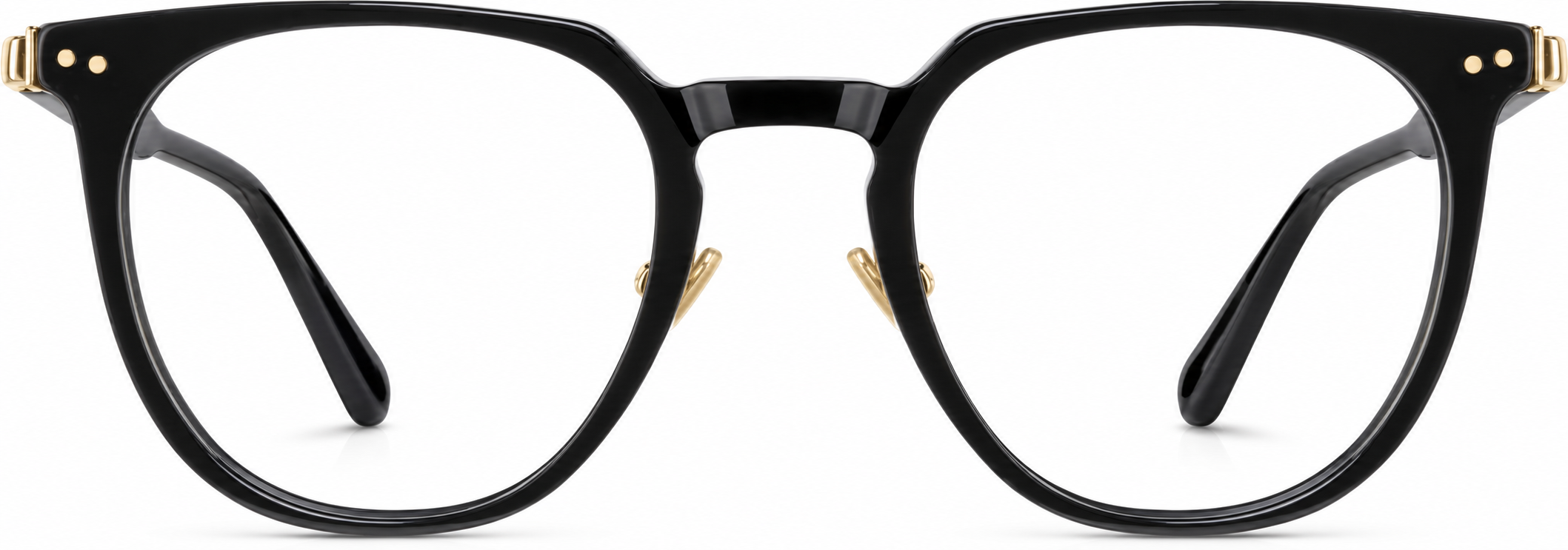 Black Round Glasses · Black · reference