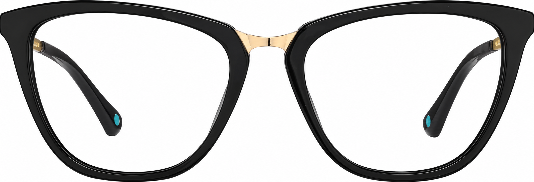 Black Square Glasses · Black · reference