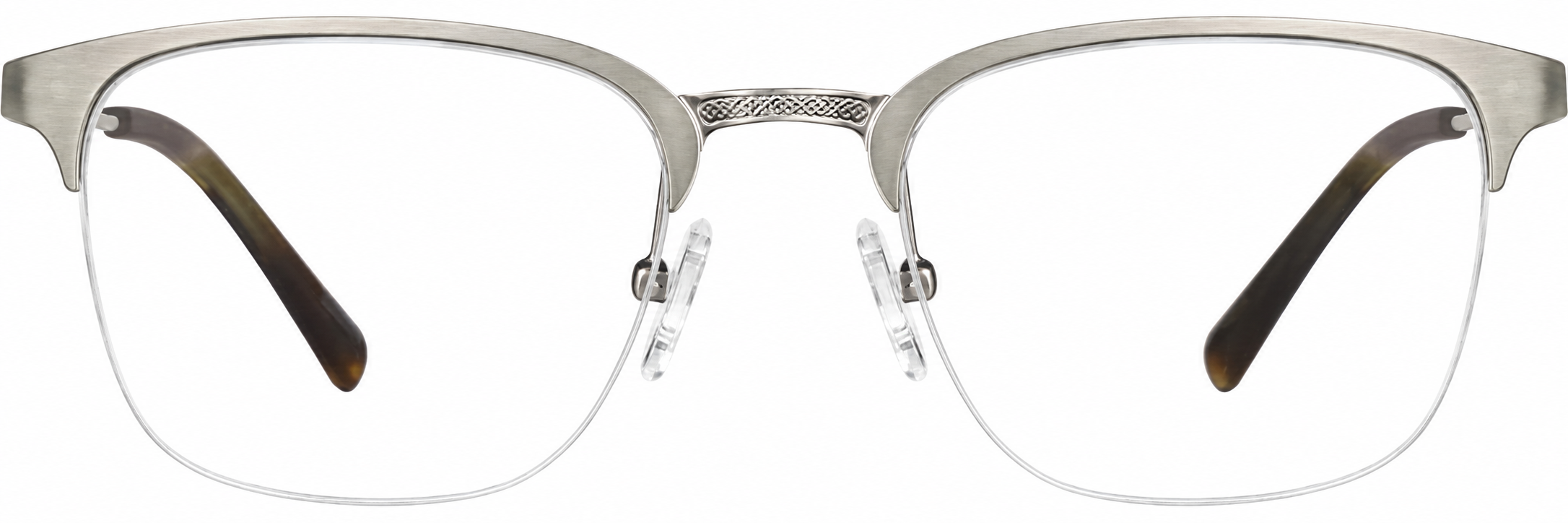 Silver Browline Glasses · Silver · reference