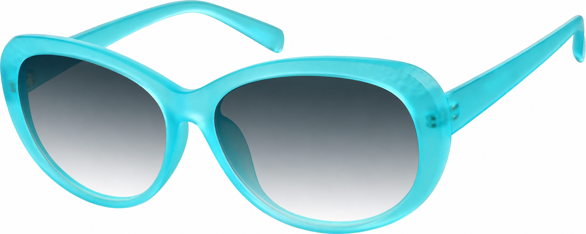 Premium Oval Sunglasses · Blue · reference
