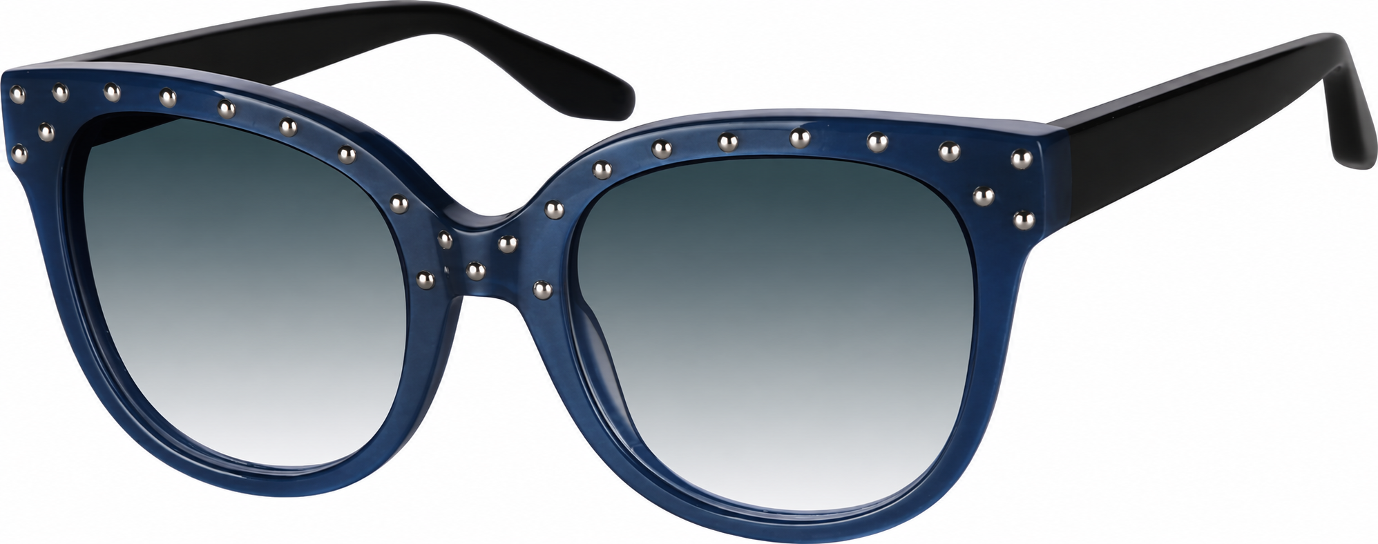 Premium Cat-Eye Sunglasses · Blue · reference