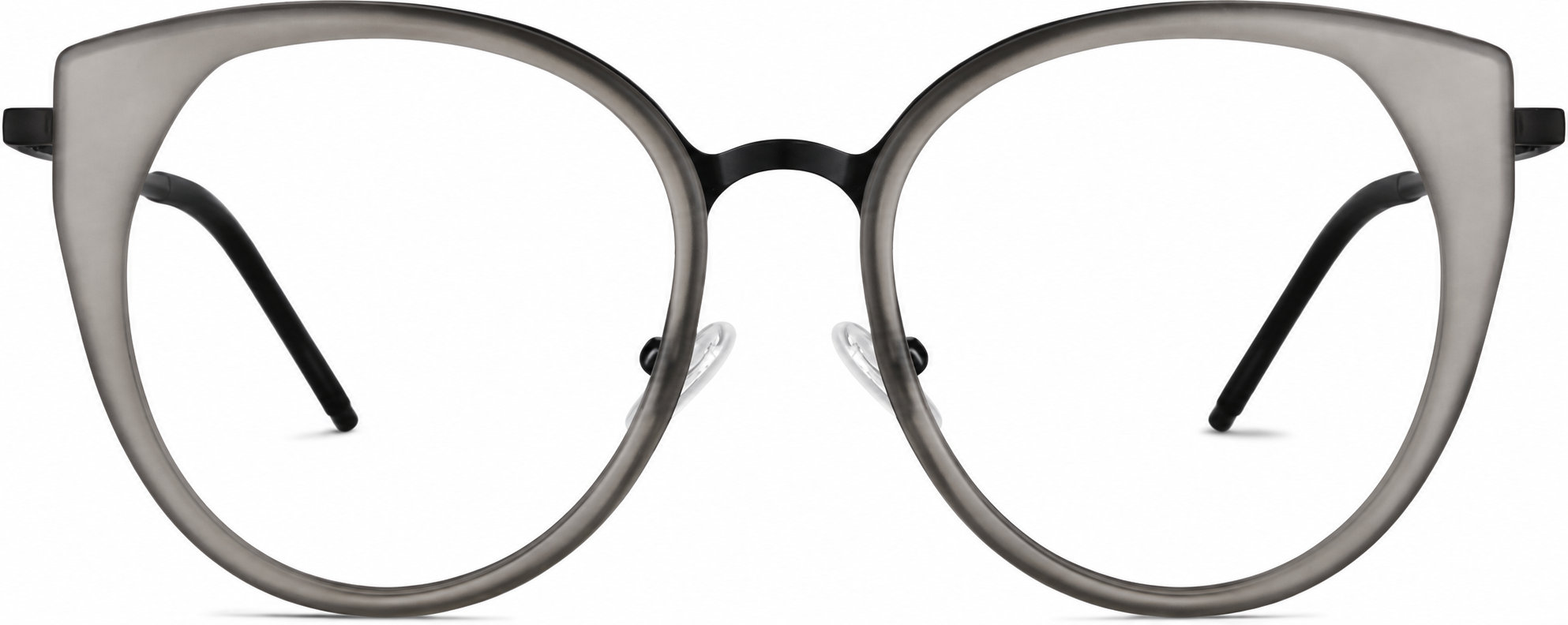 Smoke Gray Cat-Eye Glasses · Smoke Gray · reference