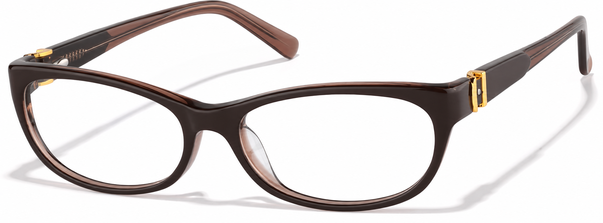 Rectangle Glasses · Brown · reference