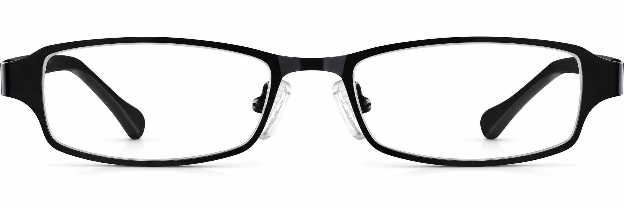 Black Kids’ Rectangle Glasses · Black · reference
