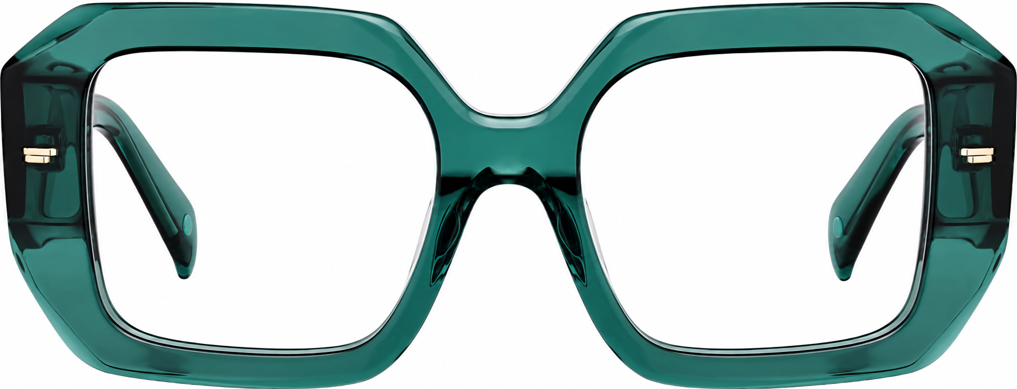 Green Geometric Glasses · Green · reference