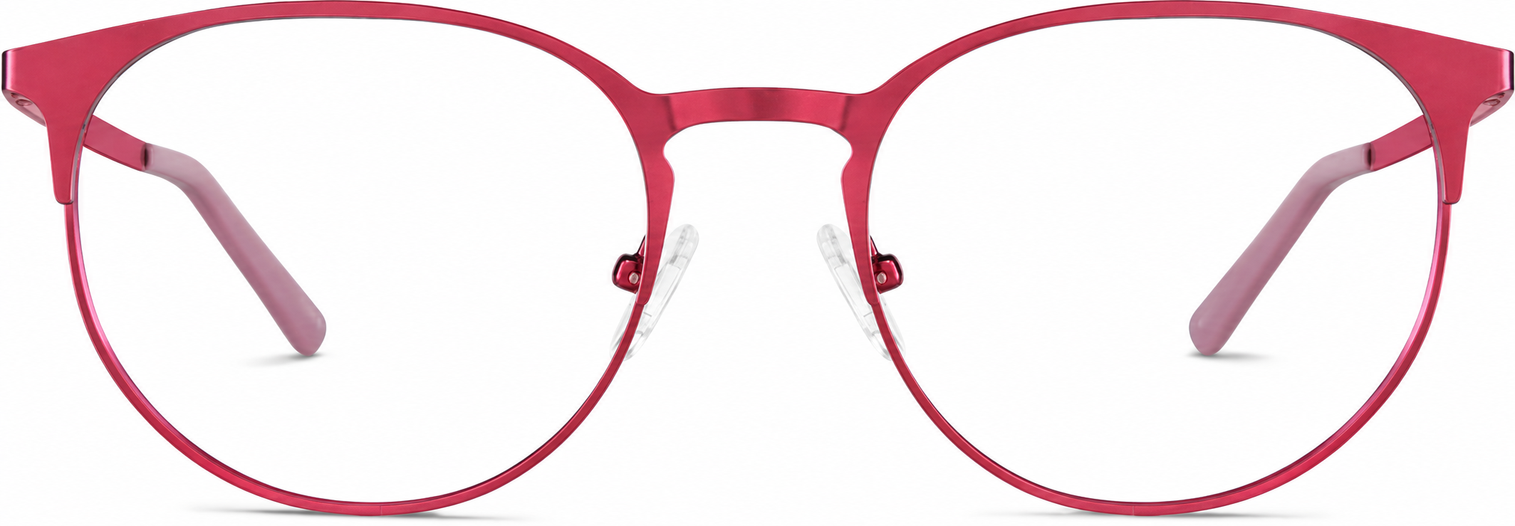 Metallic Red Round Glasses · Metallic Red · reference