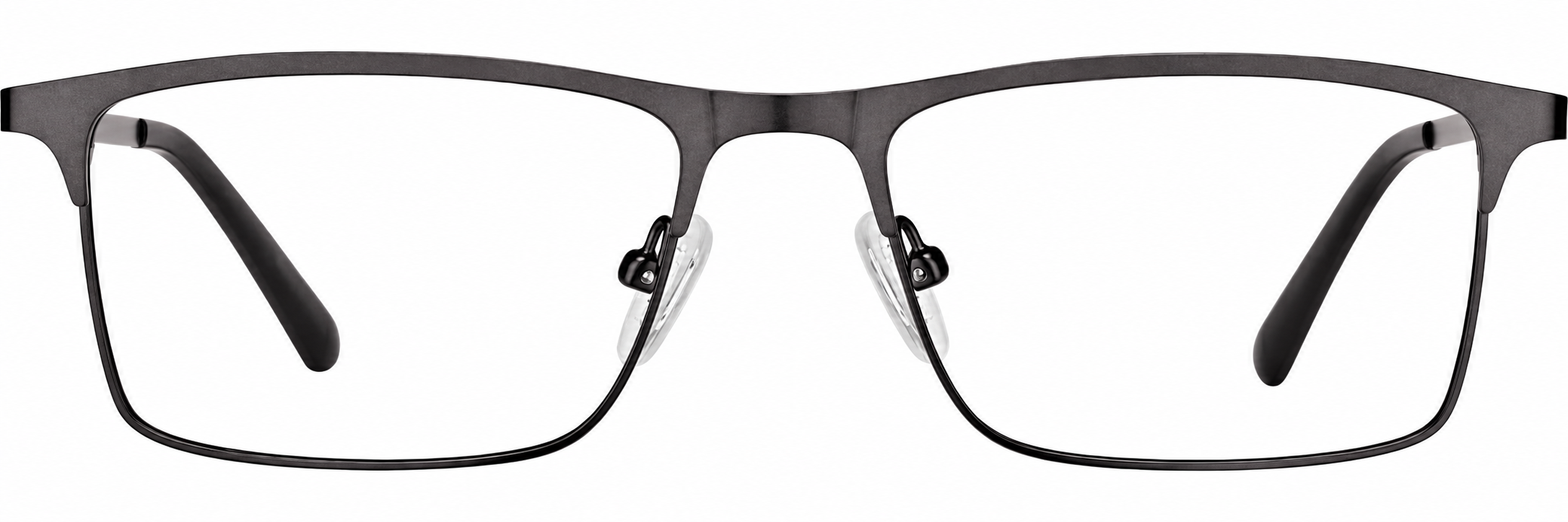 Gray Rectangle Glasses · Gray · reference