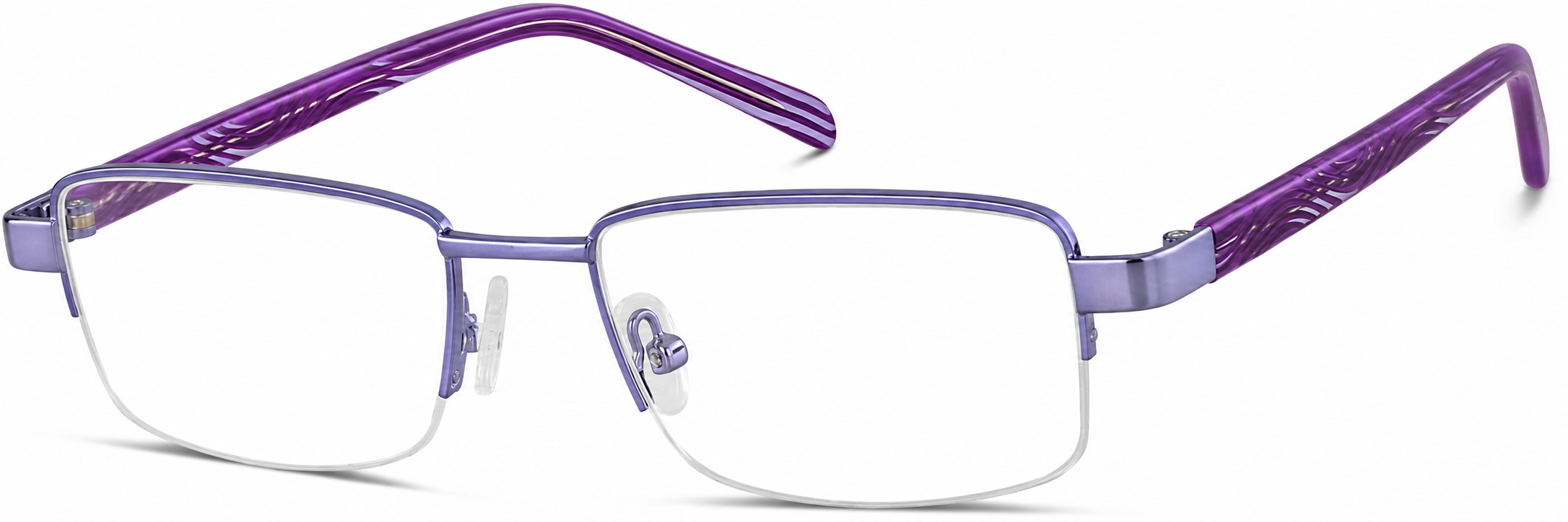 Purple Rectangle Glasses · Purple · reference