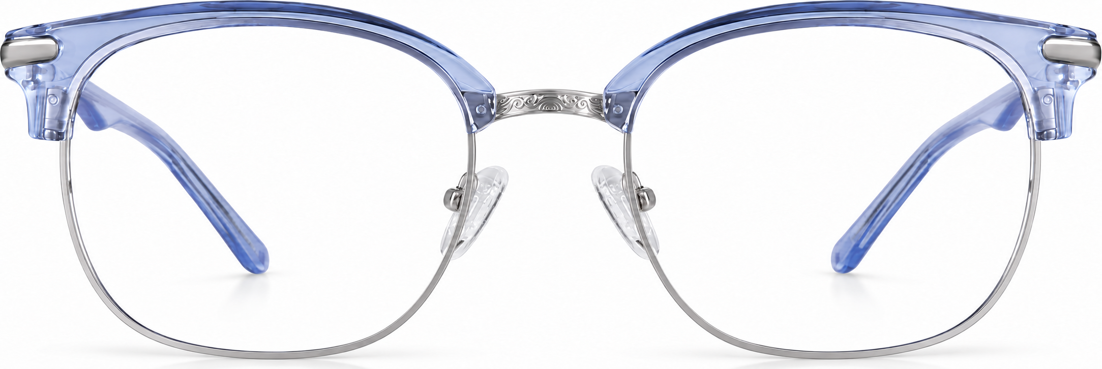 Blue Browline Glasses · Blue · reference