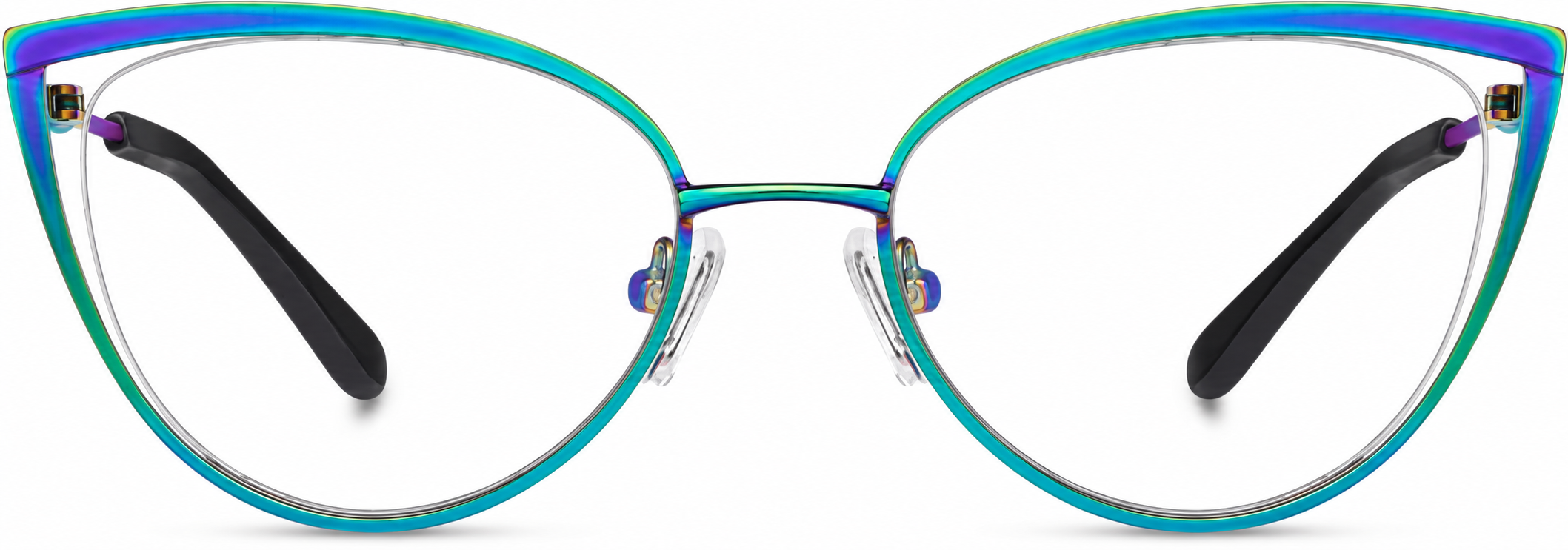 Multicolor Cat-Eye Glasses · Multicolor · reference