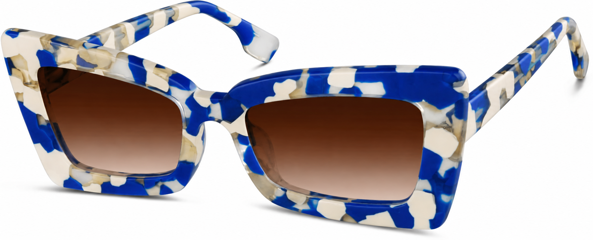 Premium Cat-Eye Sunglasses · Blue · reference