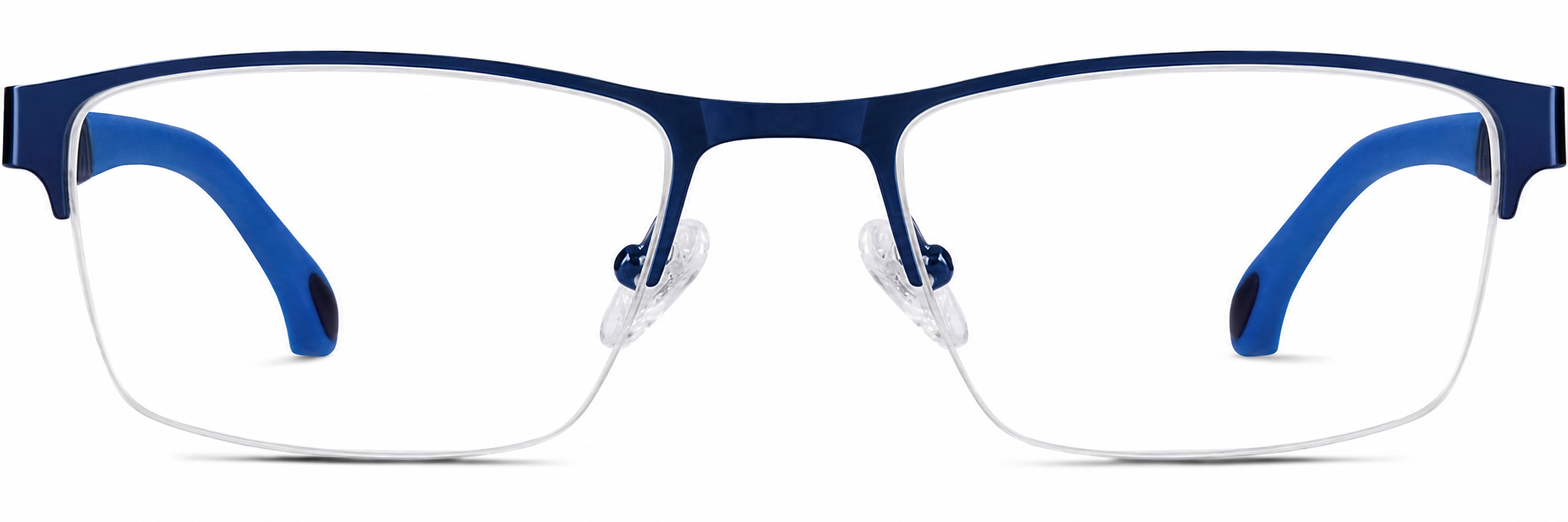 Blue Rectangle Glasses · Blue · reference