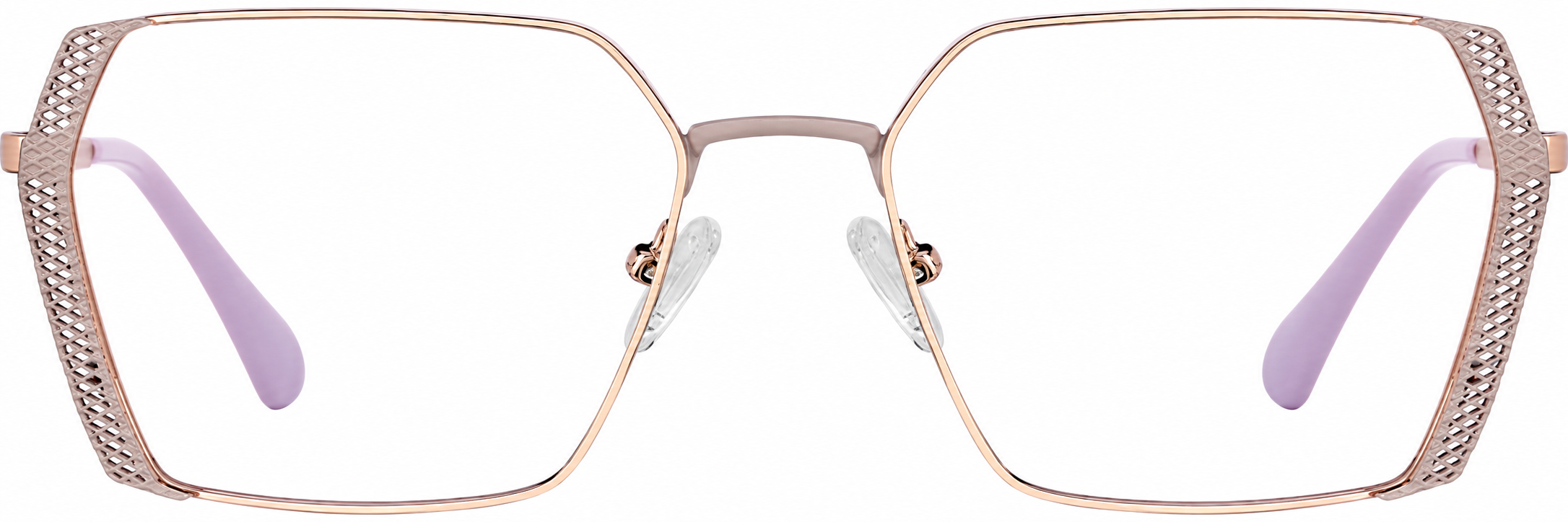 Rose quartz Geometric Glasses · Rose quartz · reference