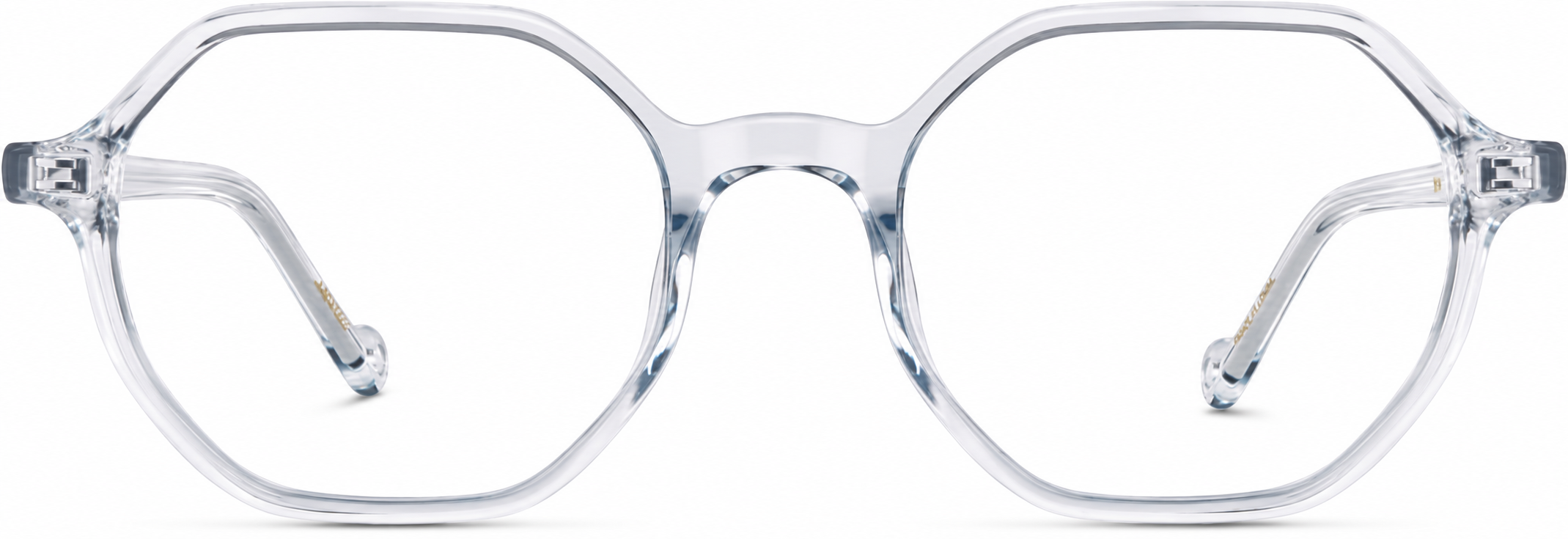 Clear Kids' Geometric Glasses · Clear · reference