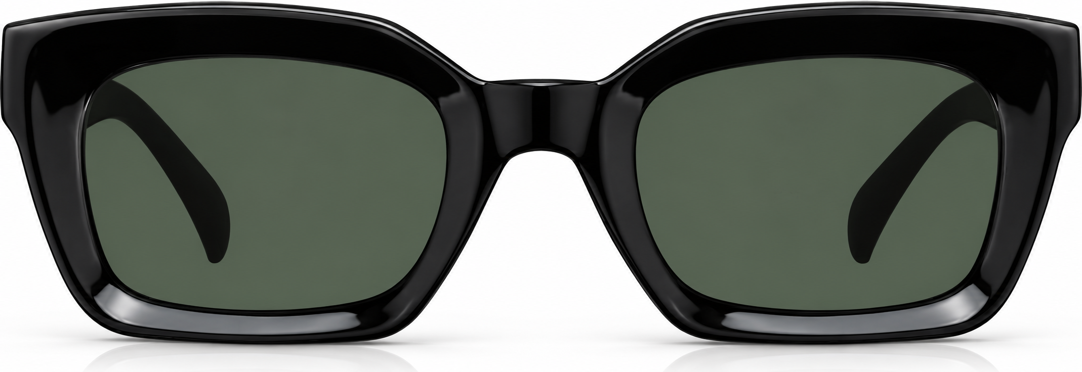 Black Square Sunglasses · Black · reference