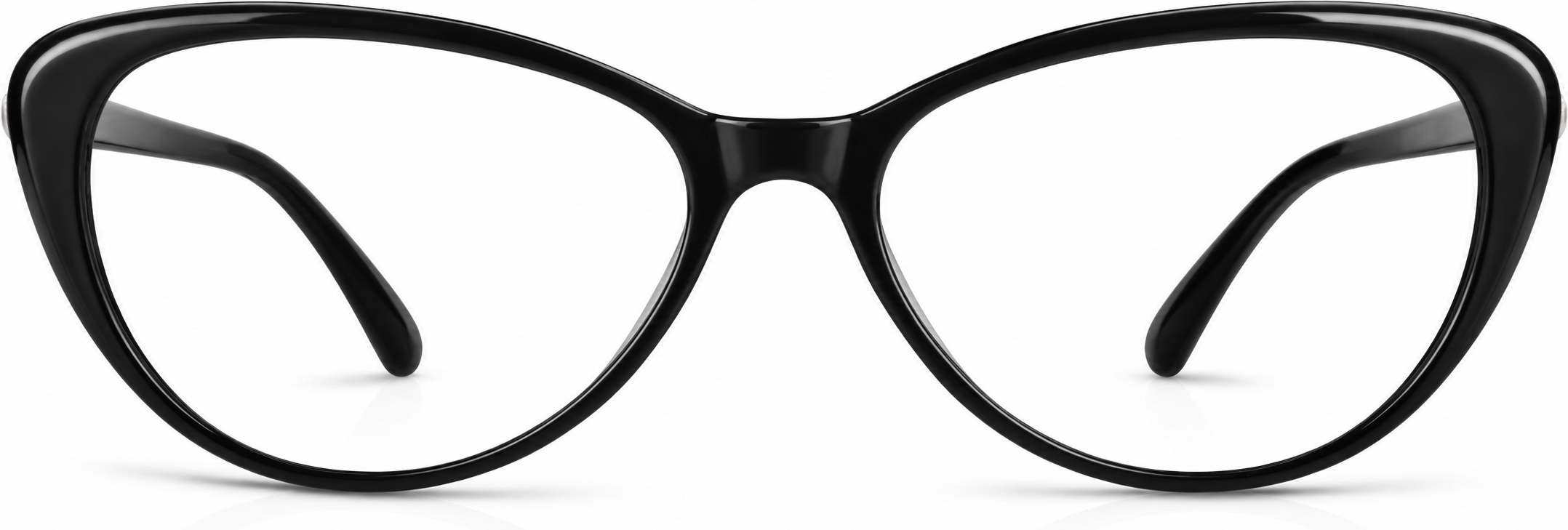 Black Cat-Eye Glasses · Black · reference