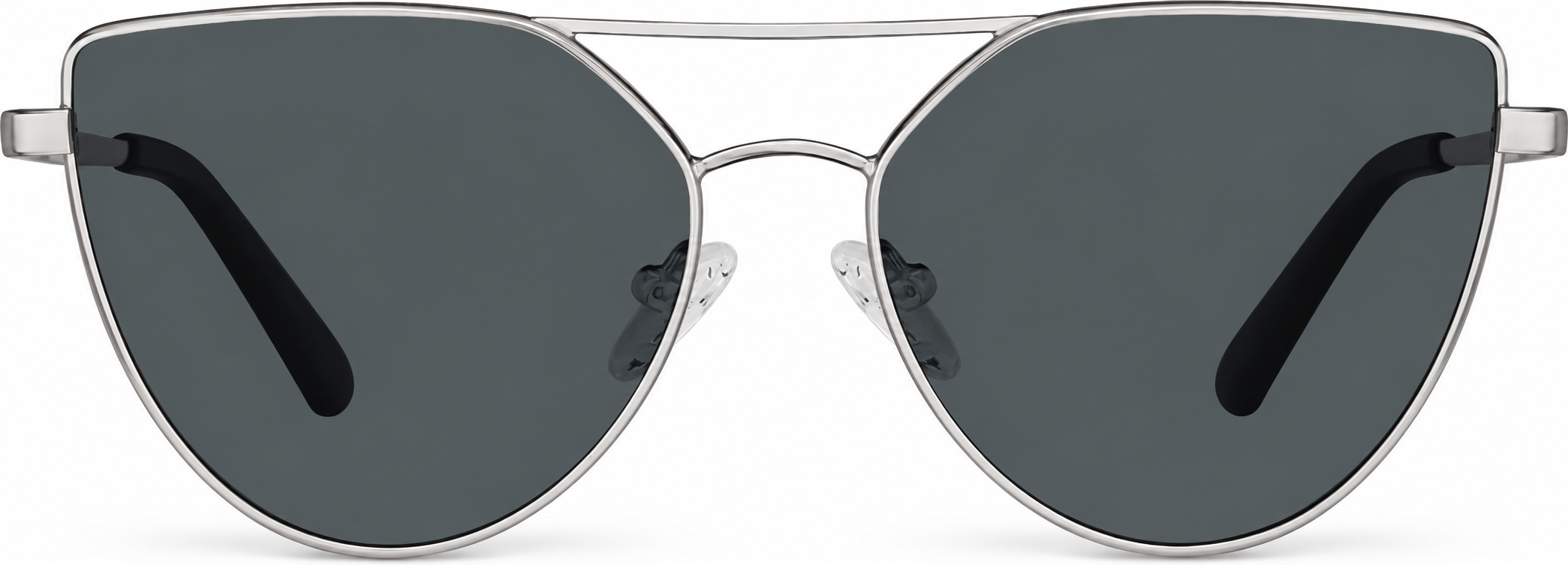 Silver Cat-Eye Sunglasses · Silver · reference