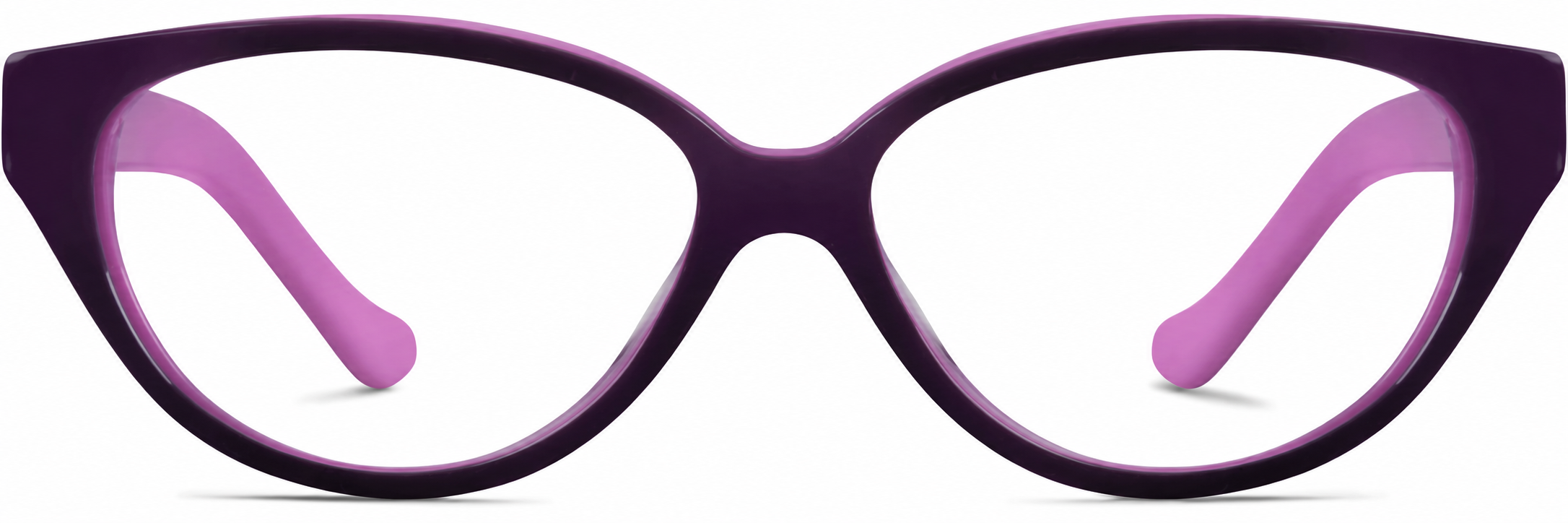 Purple Kids' cat-eye Glasses · Purple · reference