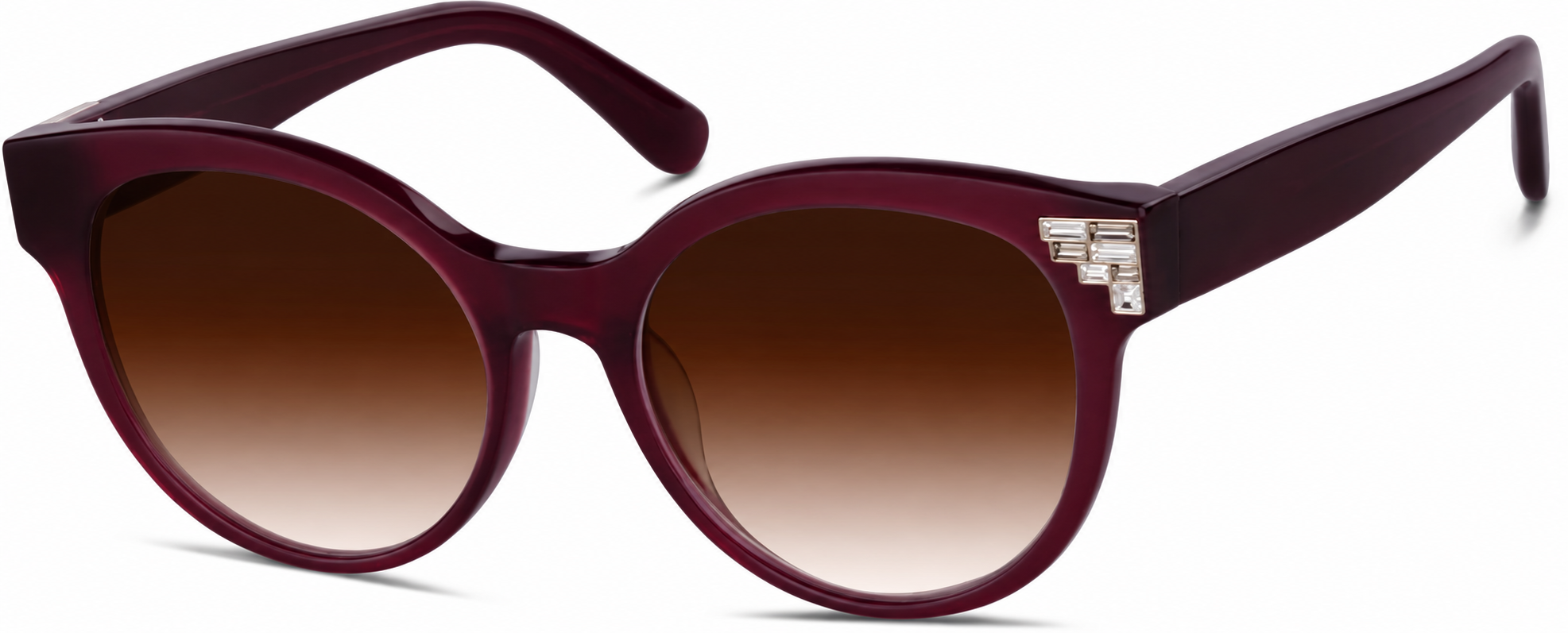 Premium Cat-Eye Sunglasses · Purple · reference