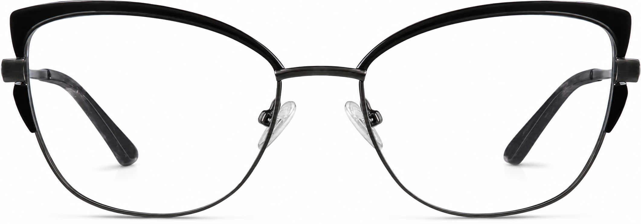 Black Cat-Eye Glasses · Black · reference