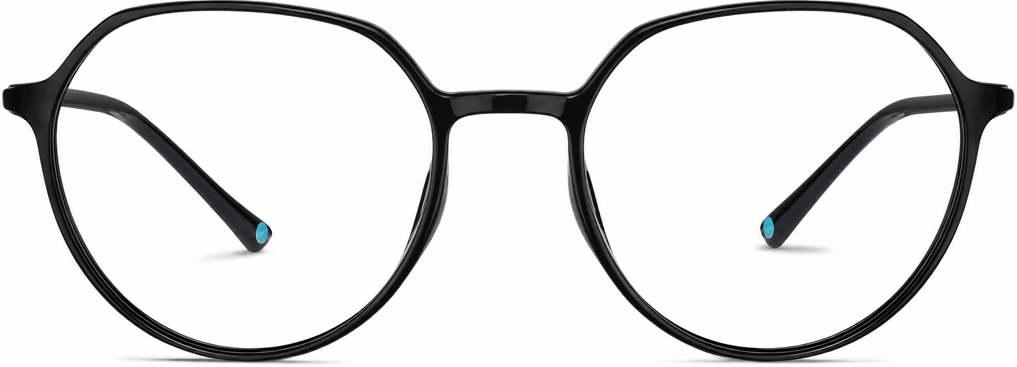 Black Round Glasses · Black · reference