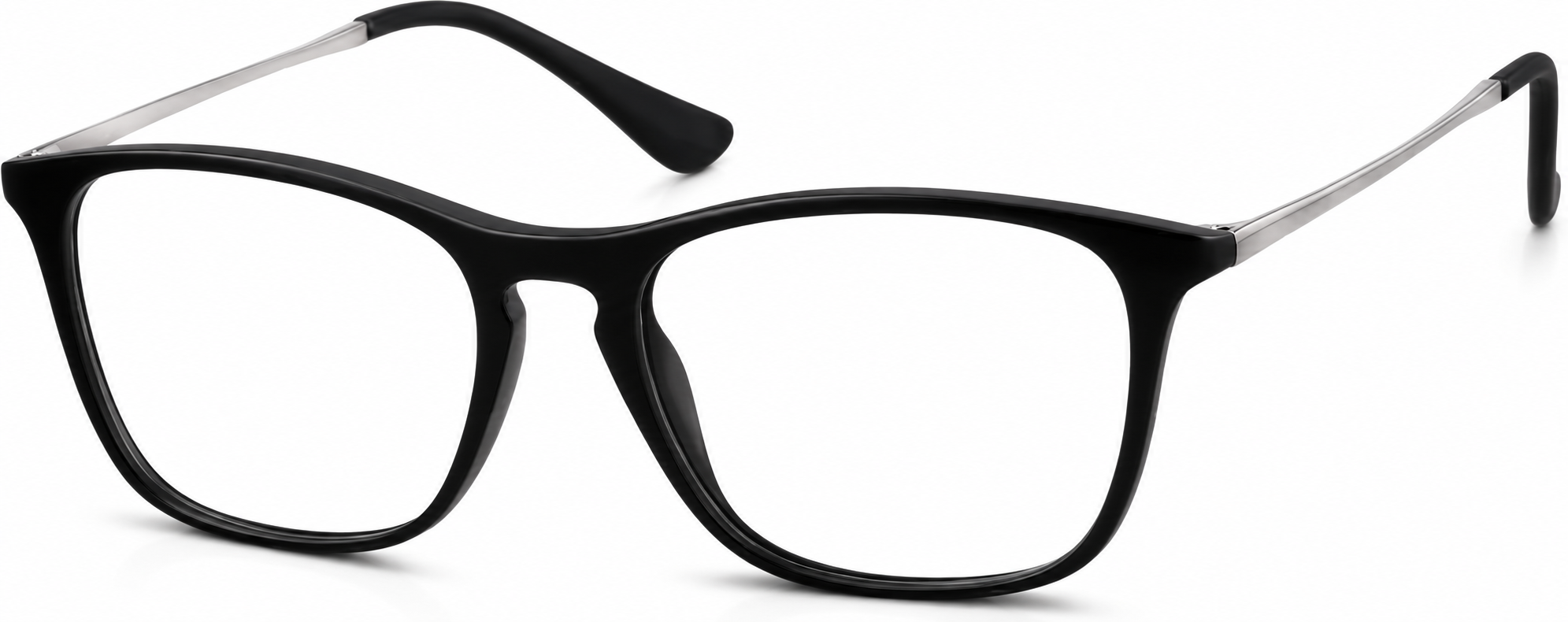 Black Kids’ Square Glasses · Black · reference