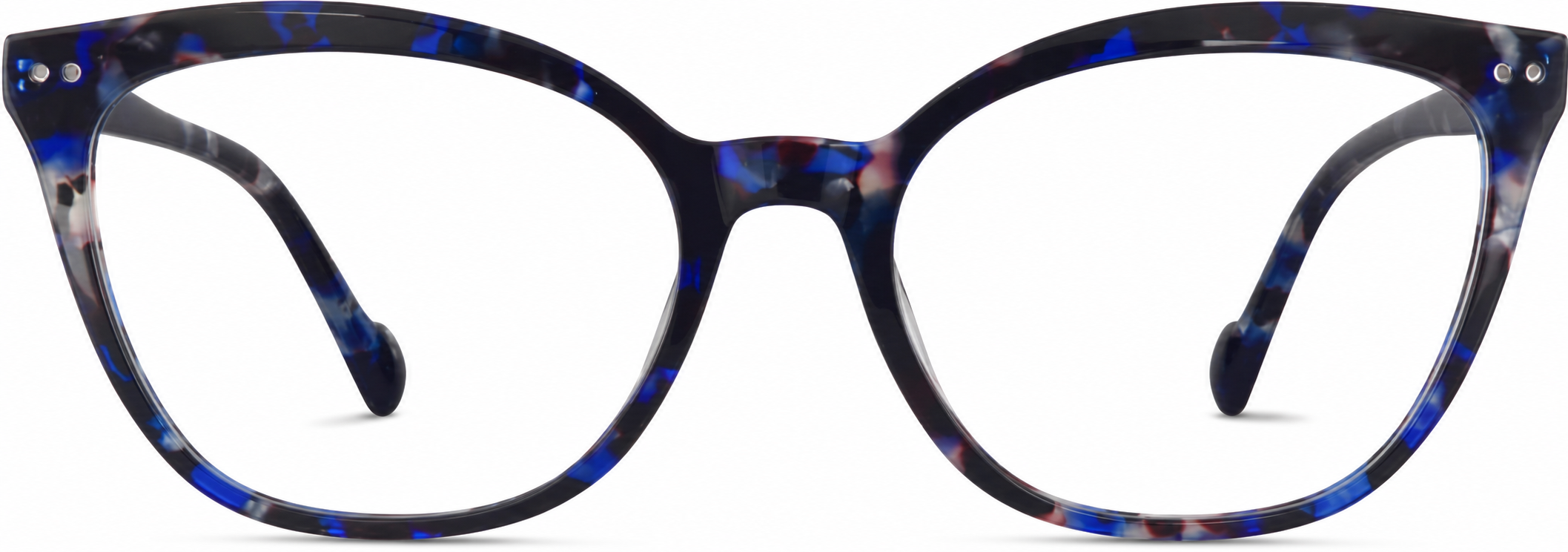 Blue Tortoiseshell Cat-Eye Glasses · Blue Tortoiseshell · reference