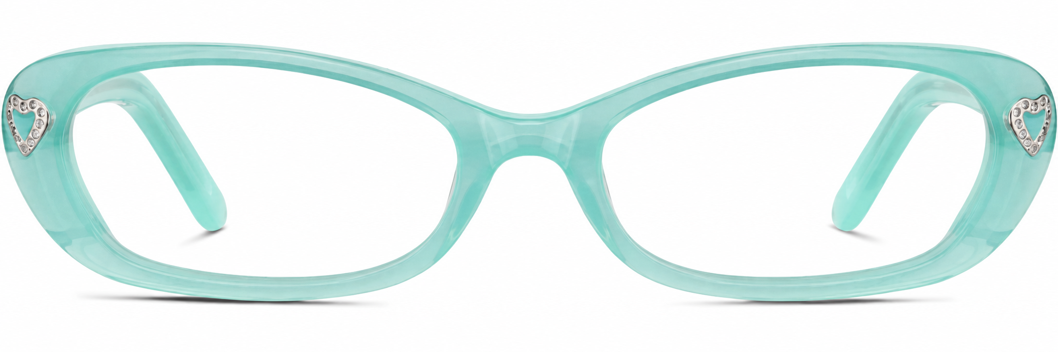 Seafoam Kids' Oval Glasses · Seafoam · reference