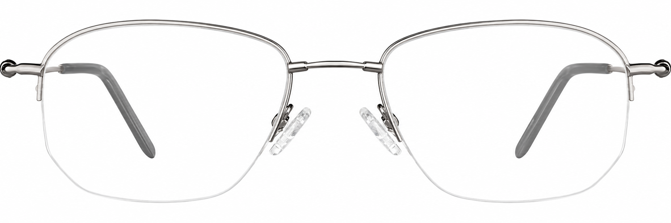 Silver Rectangle Glasses · Silver · reference