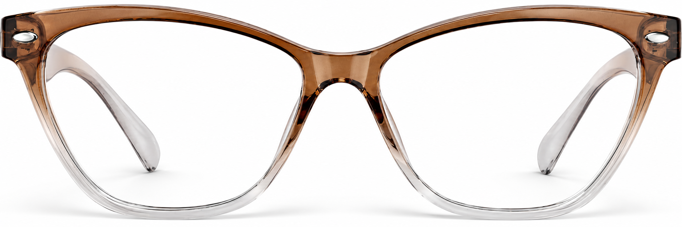 Brown Plastic Cat-Eye Glasses · Brown · reference