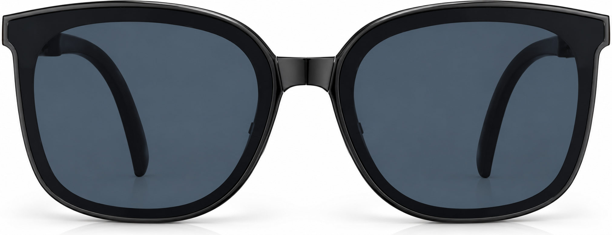 Black Foldable Square Sunglases · Black · reference
