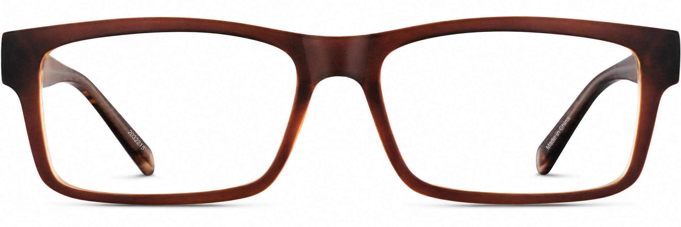 Brown Rectangle Eyeglasses · Brown · reference