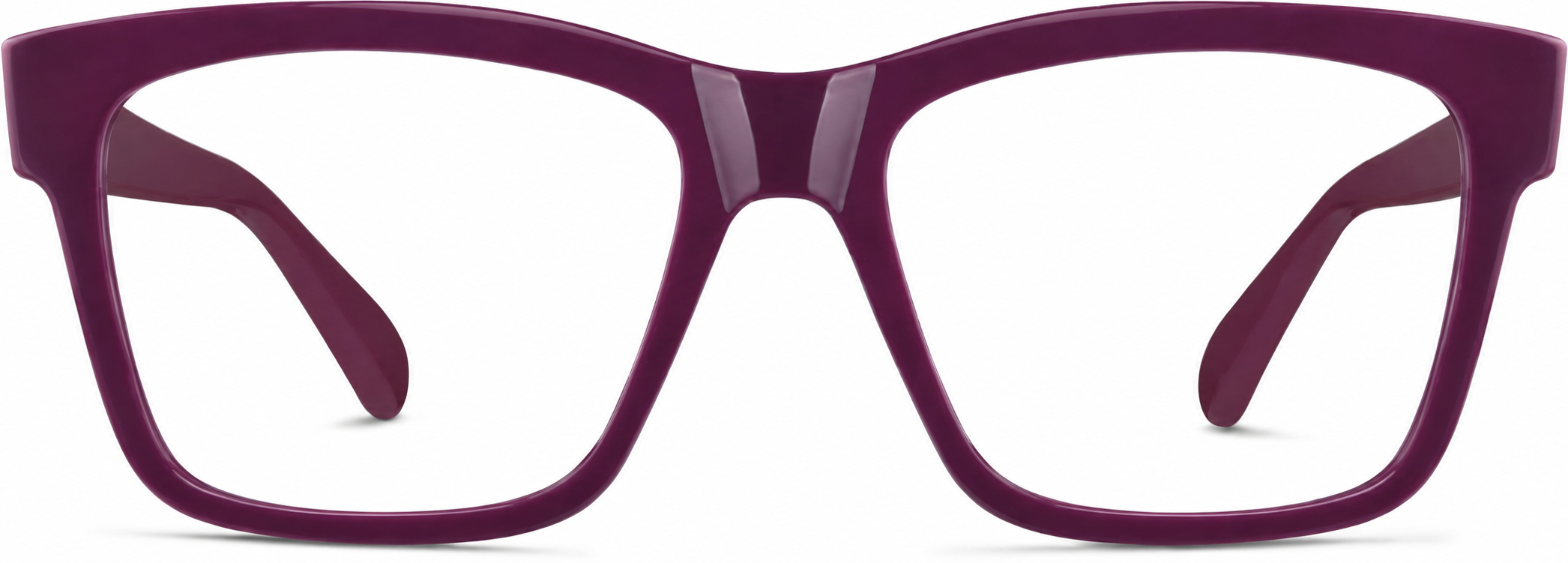 Purple Square Glasses · Purple · reference