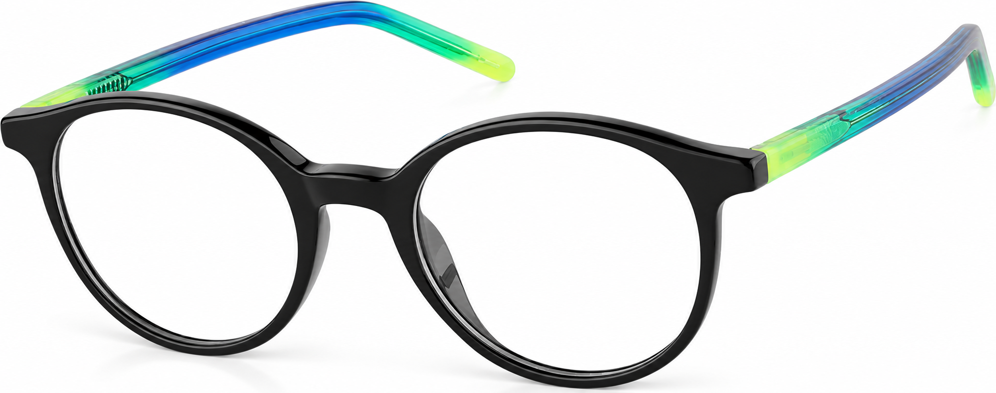 Black Round Glasses · Black · reference