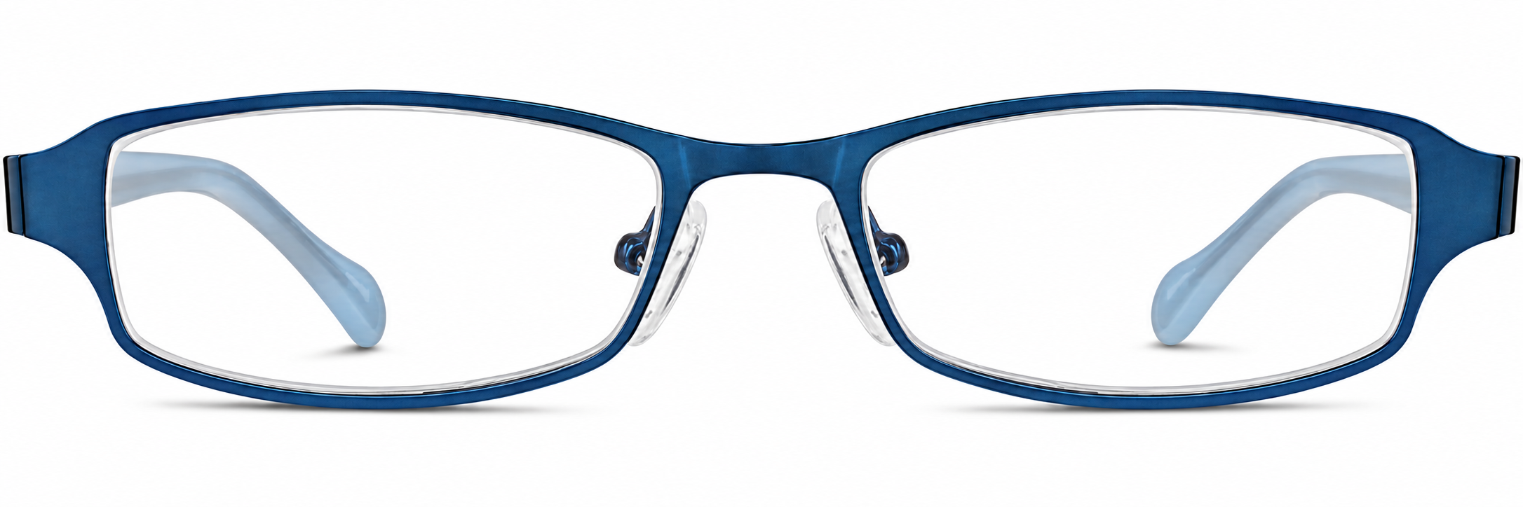 Blue Kids’ Rectangle Glasses · Blue · reference