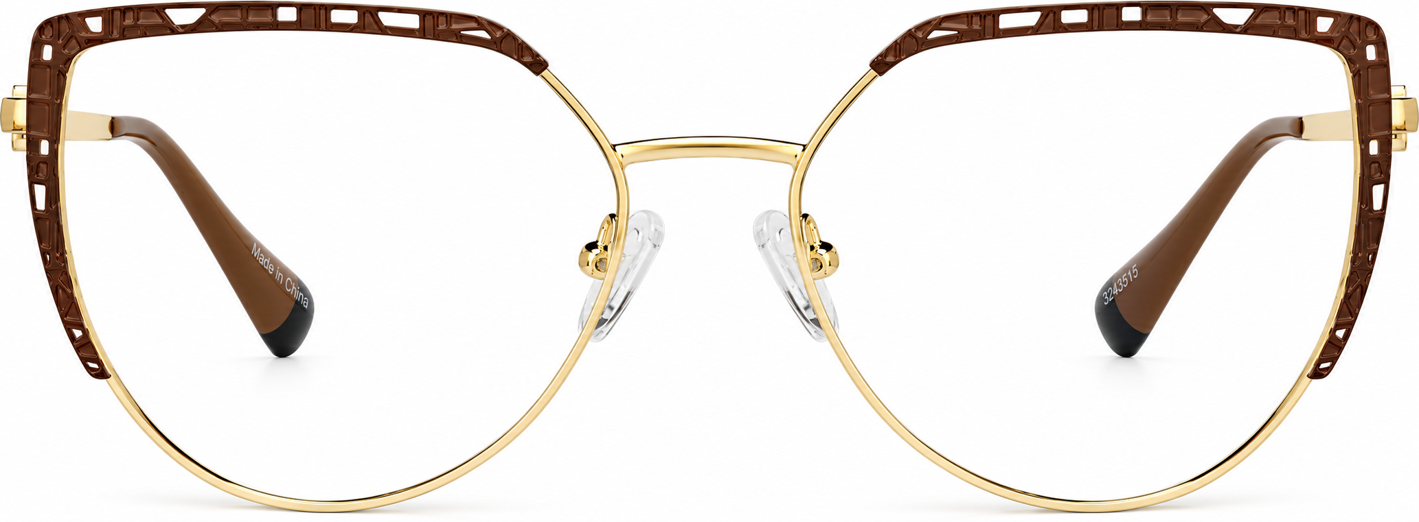 Brown Cat-Eye Glasses · Brown · reference