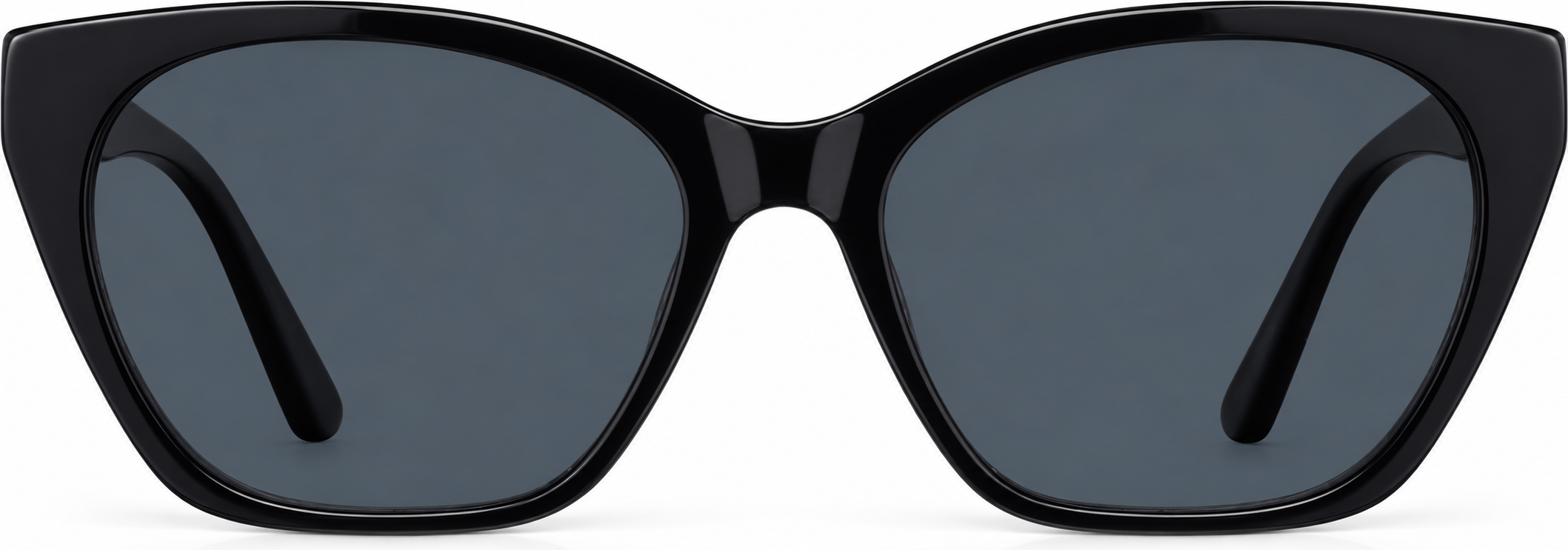 Black Cat-eye Sunglasses · Black · reference