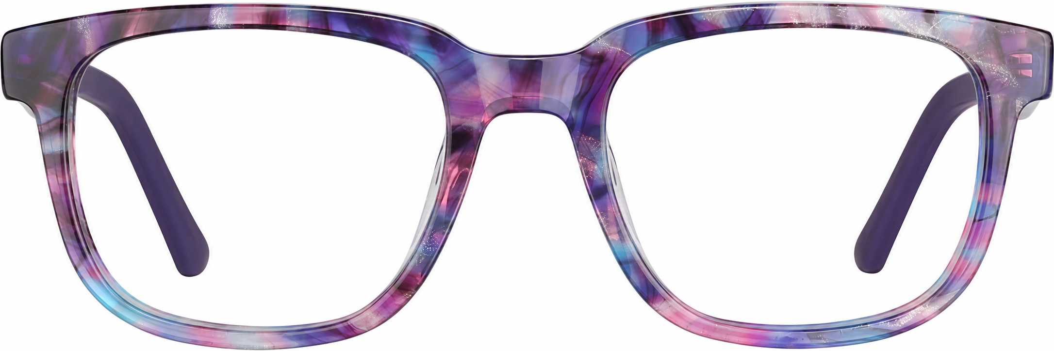 Purple Dare Kids' Square Glasses · Purple · reference