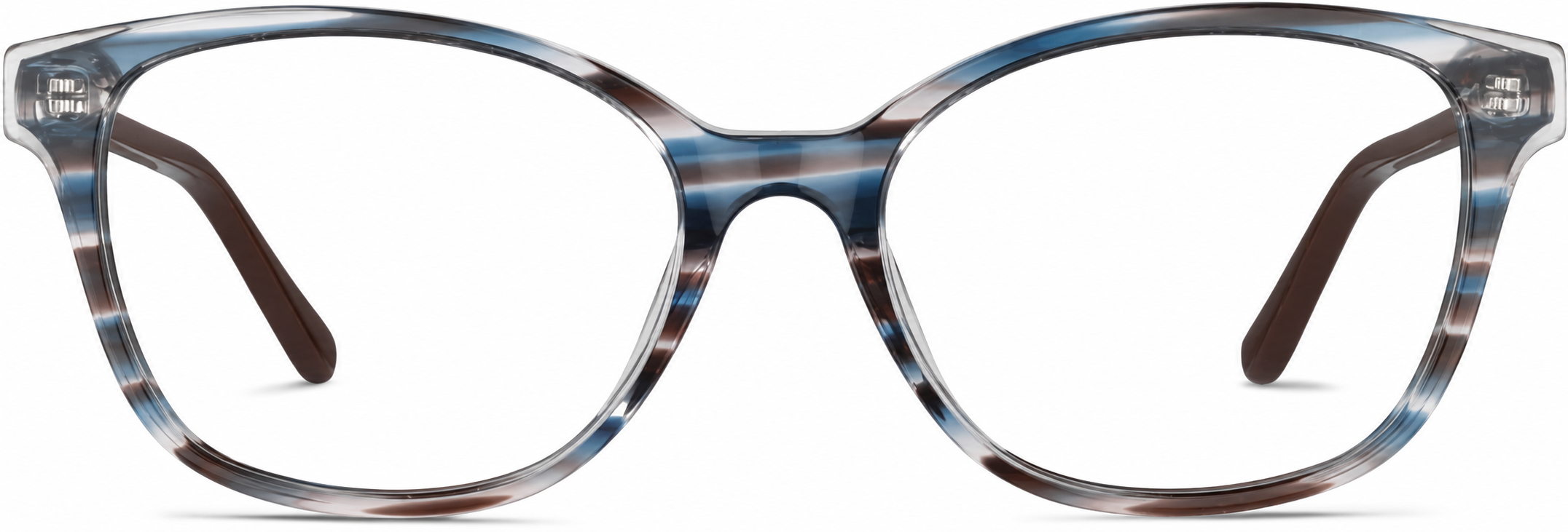 Smokey Topaz/Blue Square Glasses · Smokey Topaz/Blue · reference