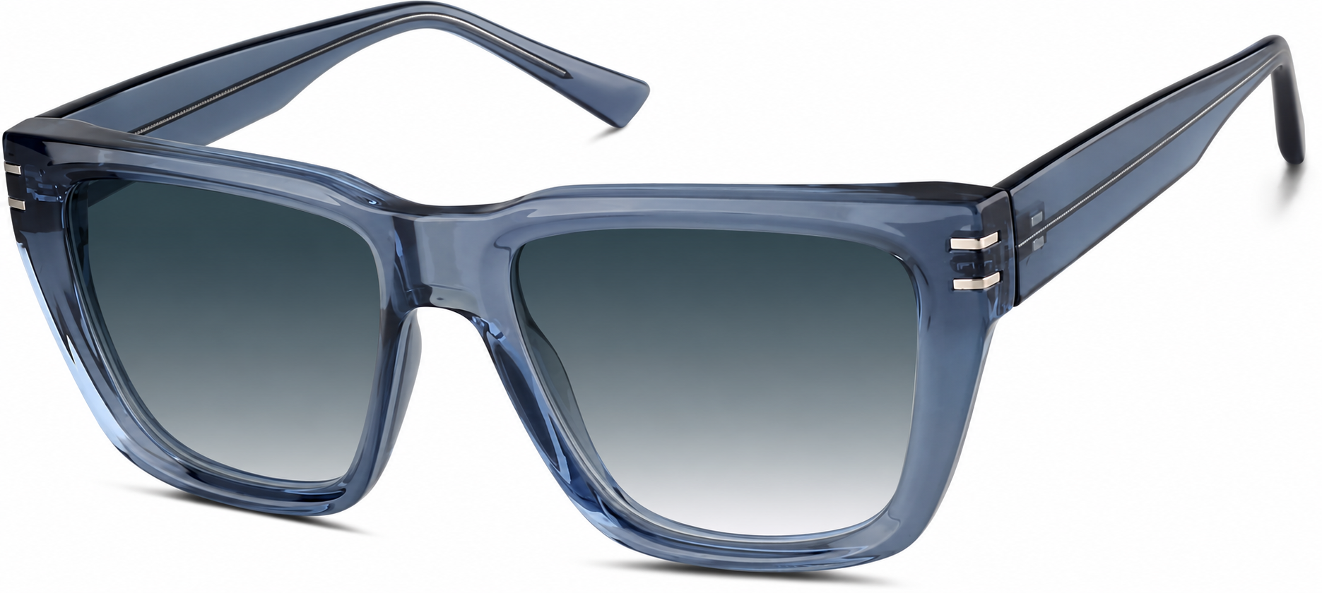 Premium Square Sunglasses · Blue · reference