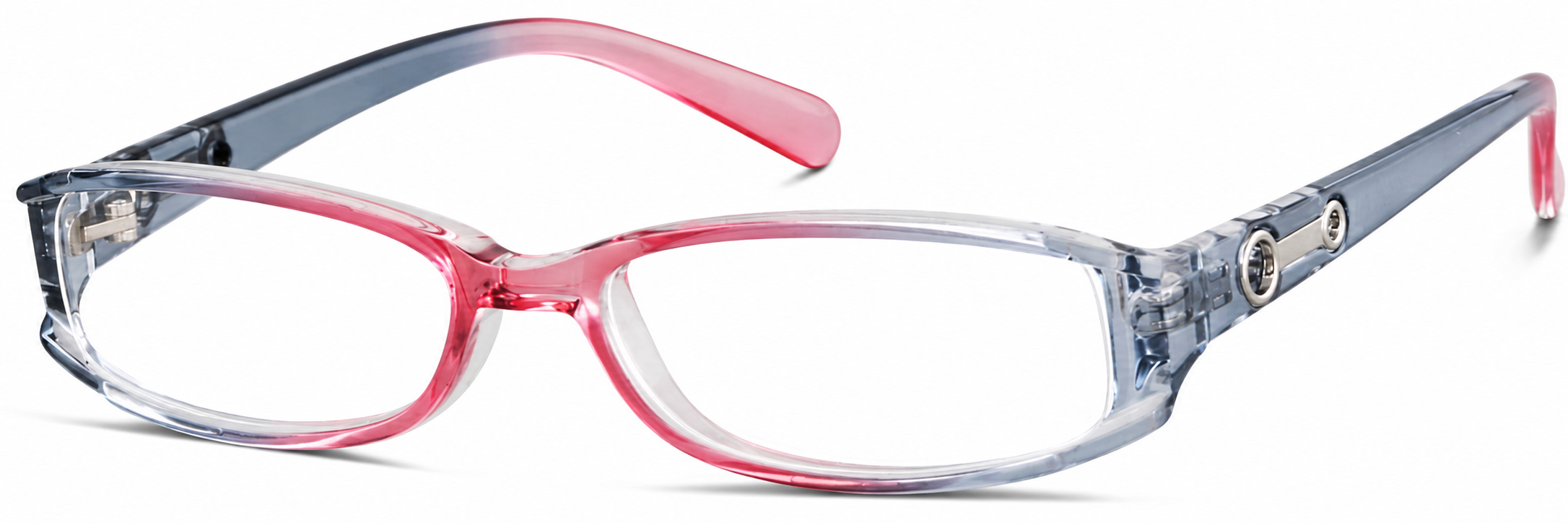 Pink Rectangle Glasses · Pink · reference