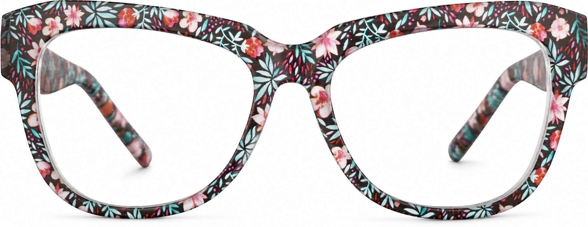 Black Square Glasses · Black · reference
